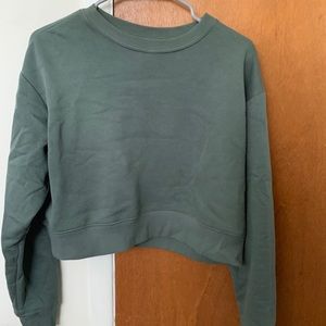 Cropped Green Sweater